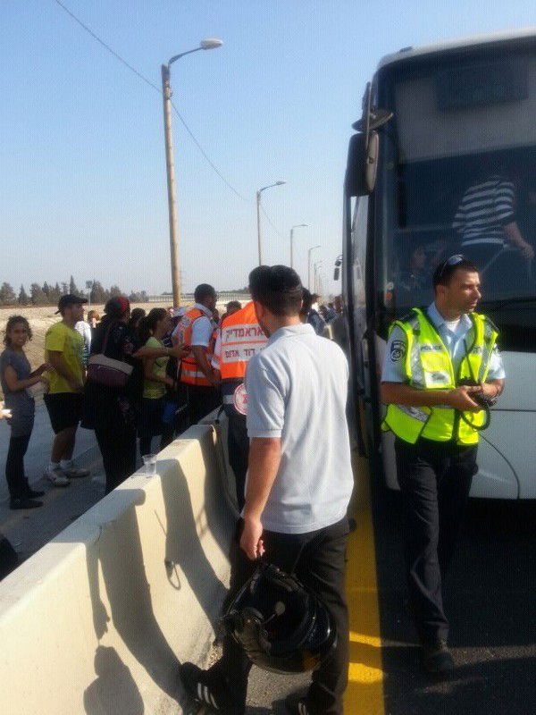 אוטובוסים התנגשו, חרדים נפצעו