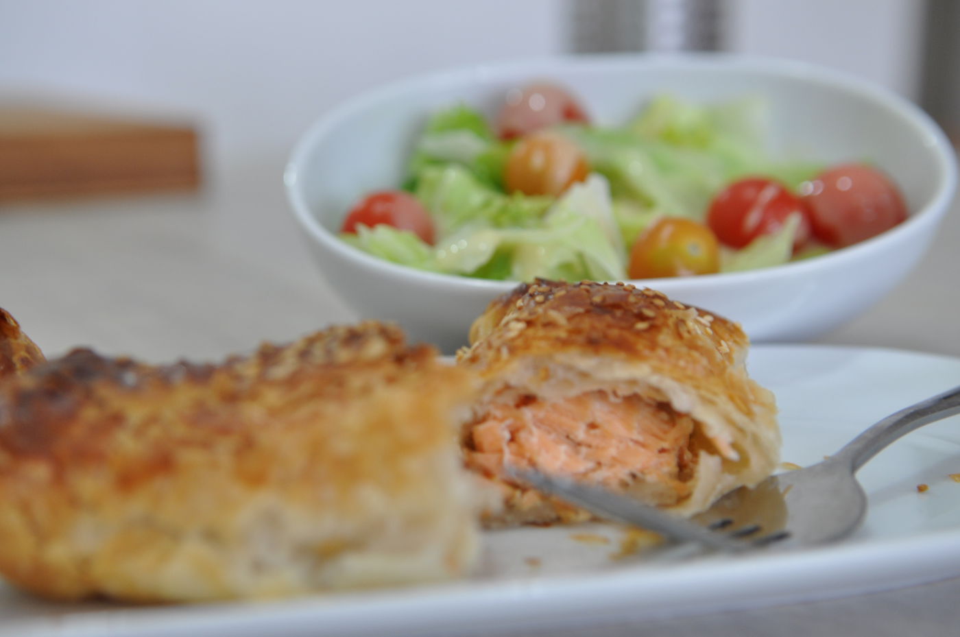 מתכון לסלמון בבצק עלים