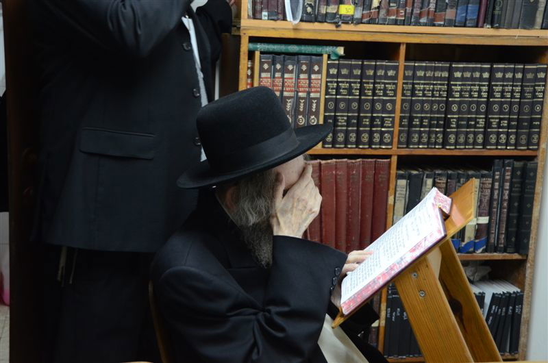 ראש הישיבה הרב שטיינמן השתתף בעצרת מספד בעיר חיפה