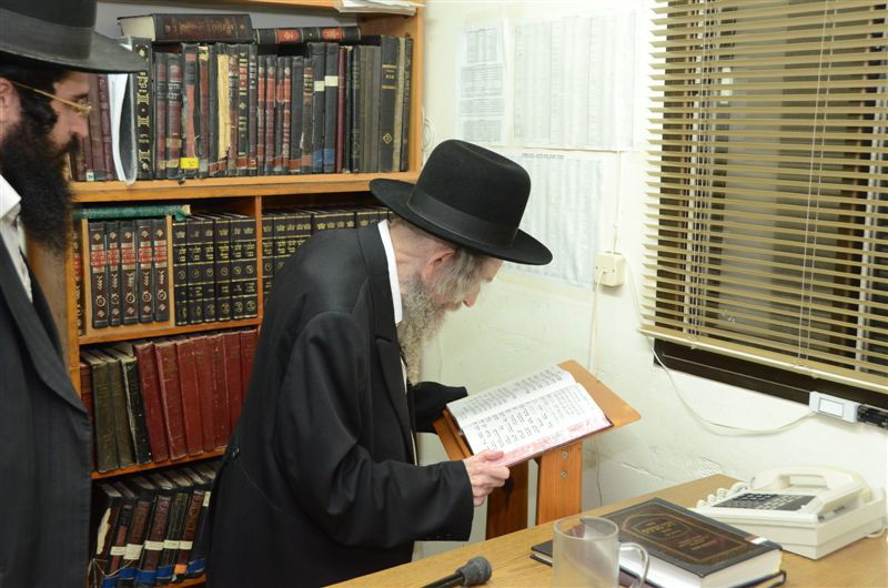 ראש הישיבה הרב שטיינמן השתתף בעצרת מספד בעיר חיפה