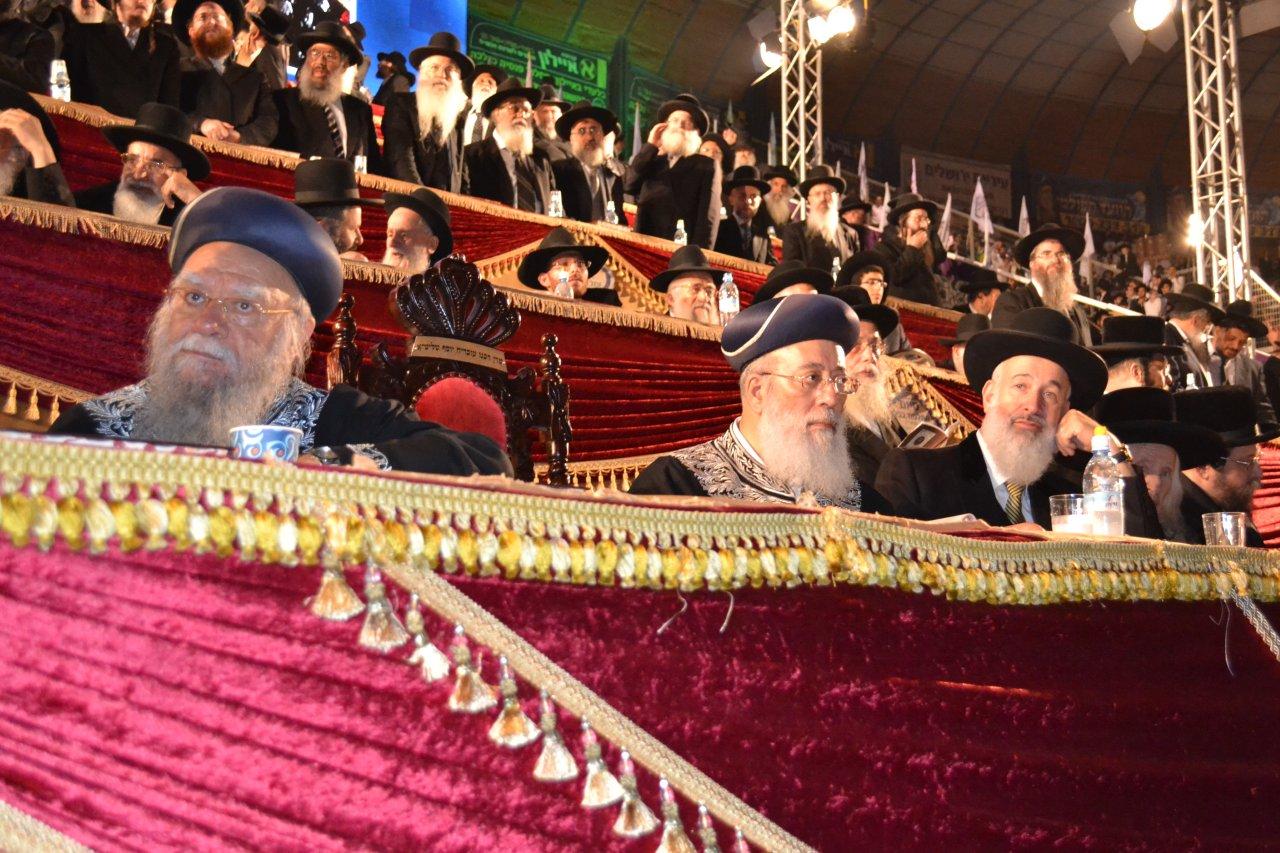 מעמד הרבבות במעמד סיום הש"ס באצטדיון טדי • גלרית ענק