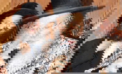 האדמו"ר במעמד הסיום