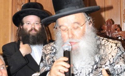 האדמו"ר במעמד הסיום