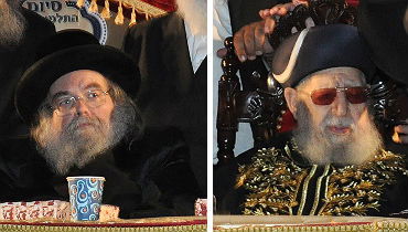 הרב עובדיה והאדמו"ר מבעלזא באירוע