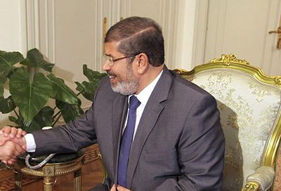 הנשיא המצרי מוחמד מורסי