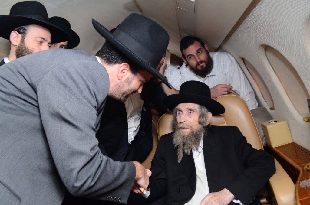 התרגשות בצרפת: הרב שטיינמן יצא למסע חיזוק