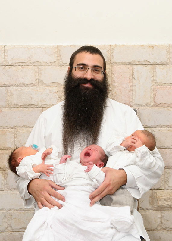 ברית משולשת: שמחה לא שגרתית בקריית-מלאכי