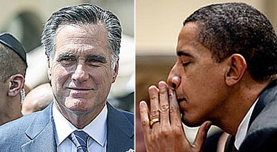 אובמה ורומני