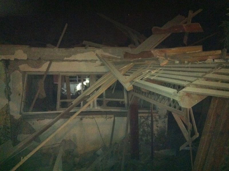 נס לילי: רקטה פגעה ישירות בבית בנתיבות