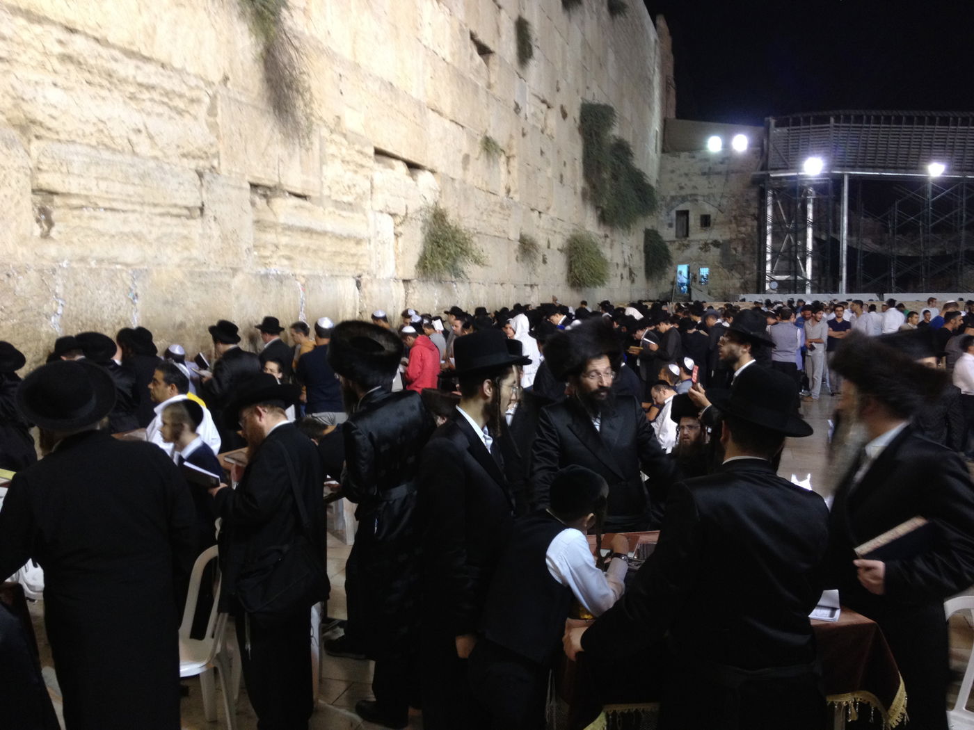 בְּמוֹצָאֵי מְנוּחָה: אלפים באמירת סליחות בכותל