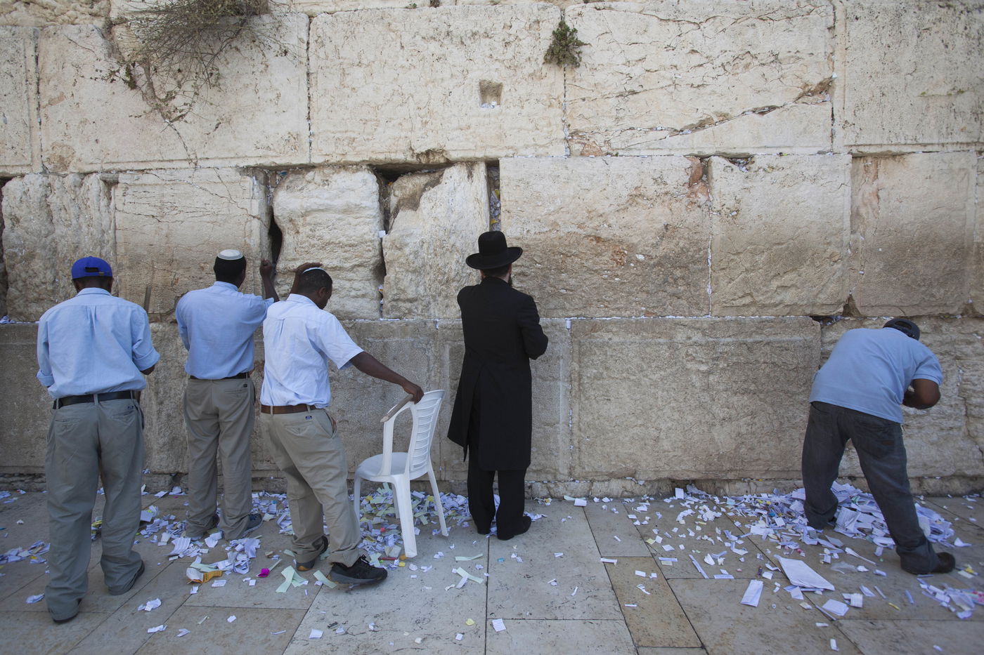 הכותל: לקראת שנה חדשה של תפילות