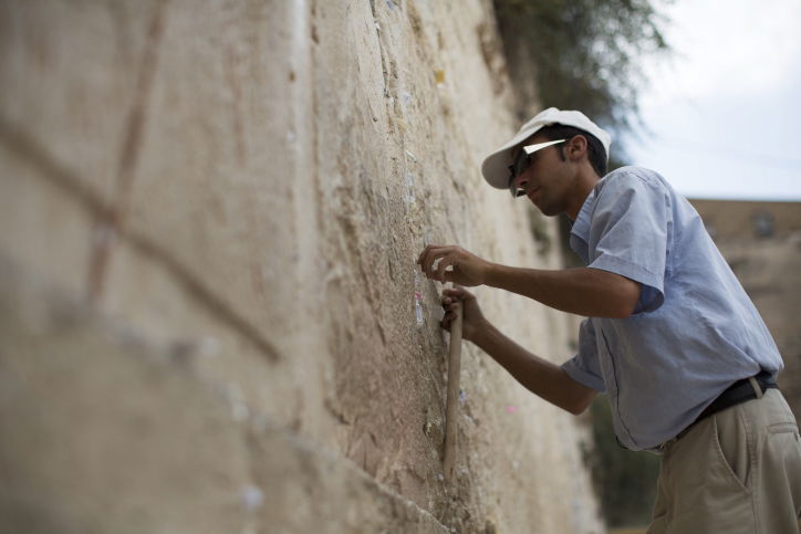 הכותל: לקראת שנה חדשה של תפילות