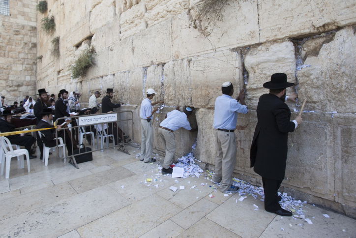 הכותל: לקראת שנה חדשה של תפילות