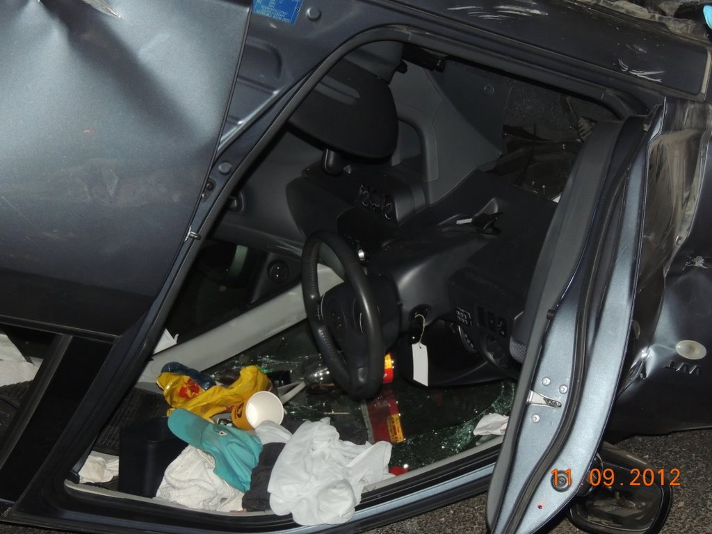 בני-ברק: הרכב התהפך, הנהג נפצע קל