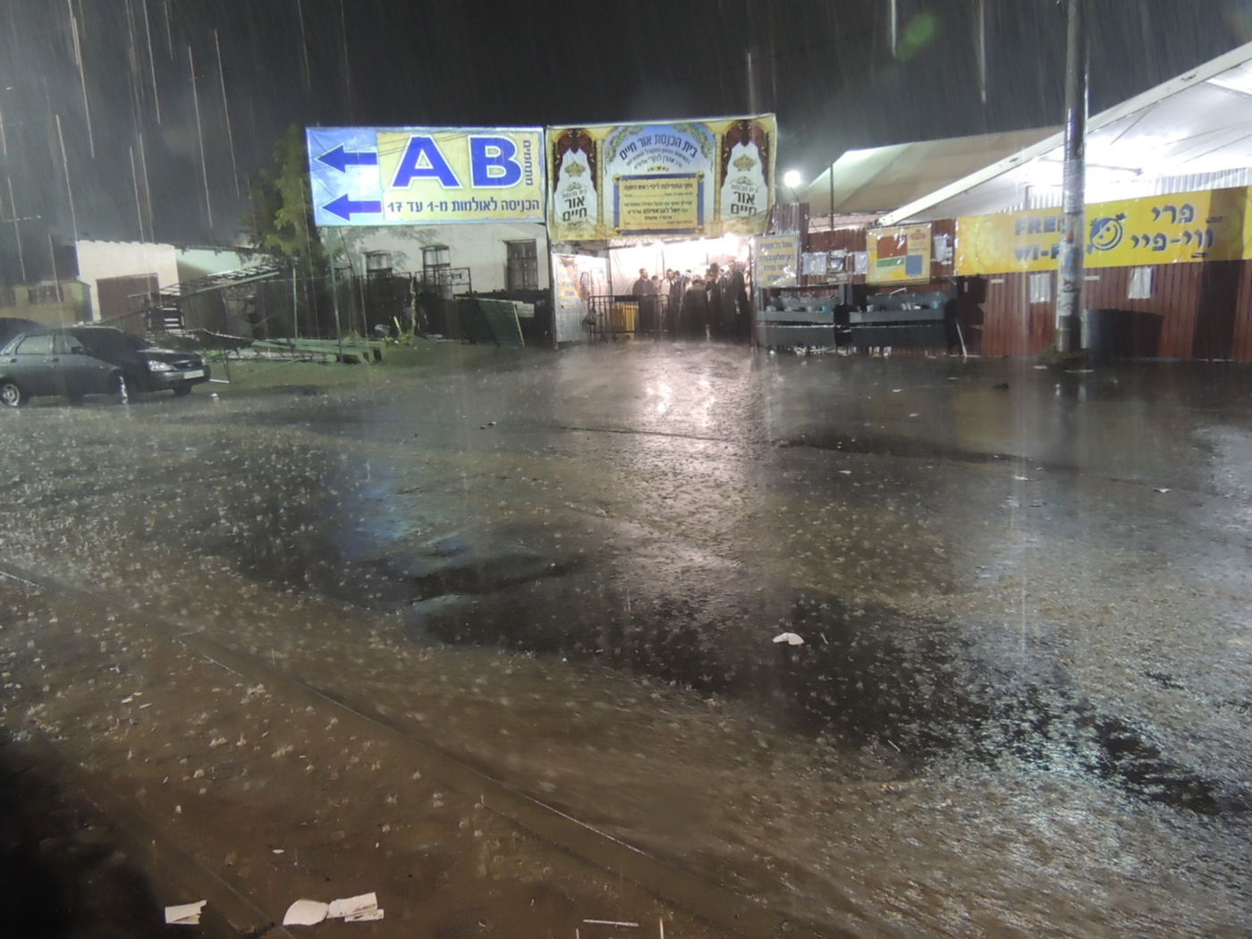 דמעות אצל רבי נחמן: גשם עז יורד על אומן
