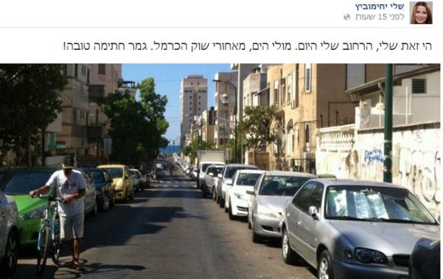 דף הפייסבוק של יחימוביץ'