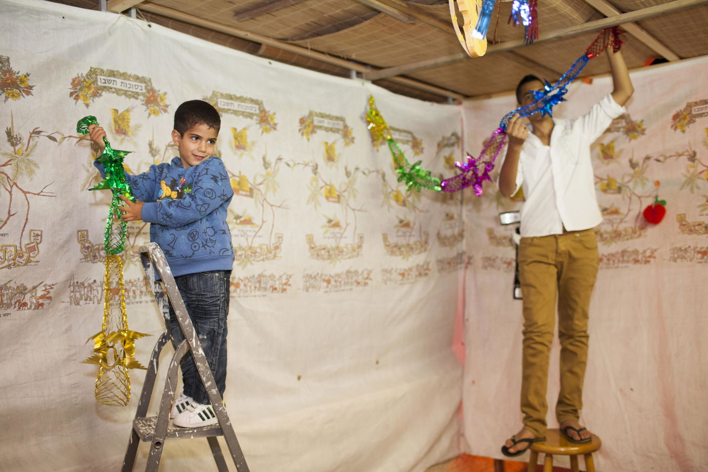 ערב החג: כך בונים סוכה