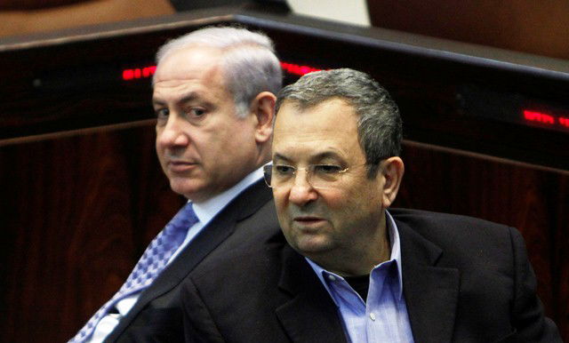 מתיחות. ברק ונתניהו