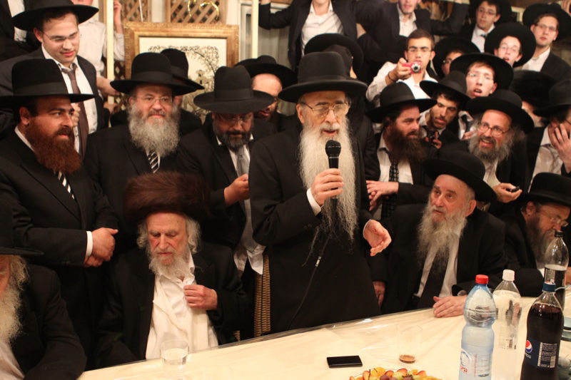 ראשי ישיבות בסוכת הרב שמואל אויערבך ●  תיעוד