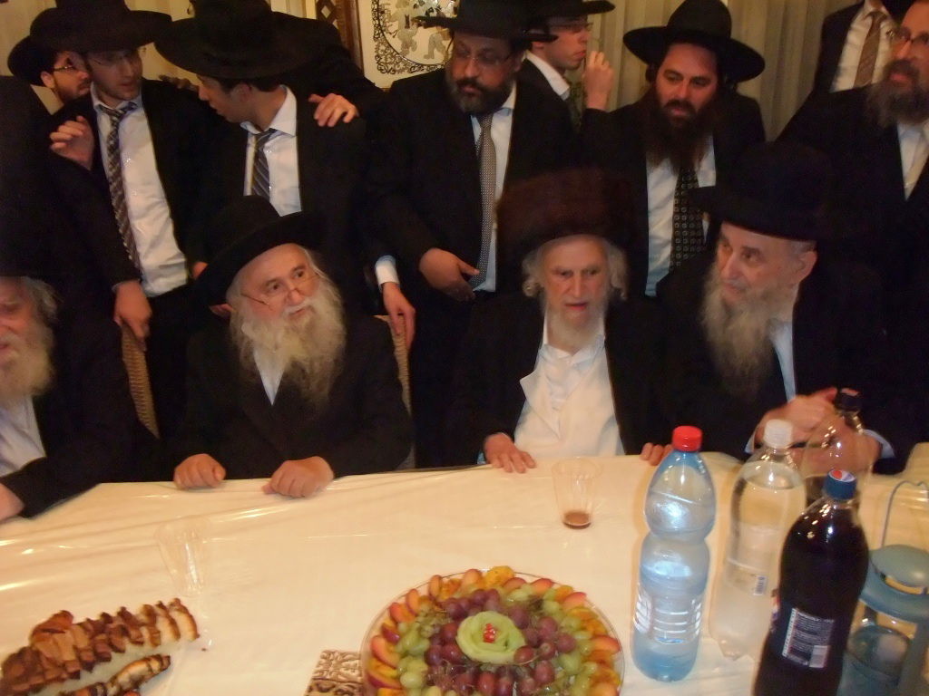 ראשי ישיבות בסוכת הרב שמואל אויערבך ●  תיעוד