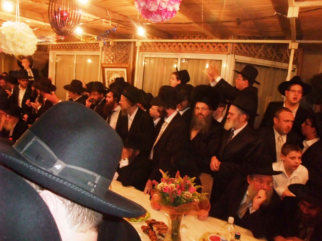 ראשי ישיבות בסוכת הרב שמואל אויערבך ●  תיעוד