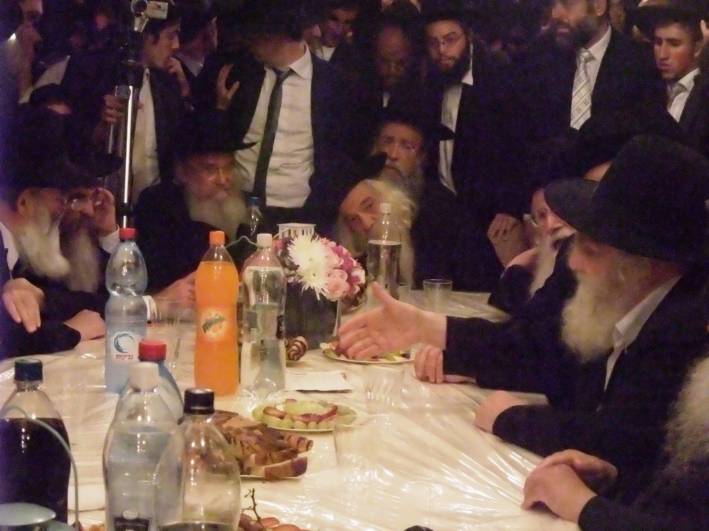 ראשי ישיבות בסוכת הרב שמואל אויערבך ●  תיעוד