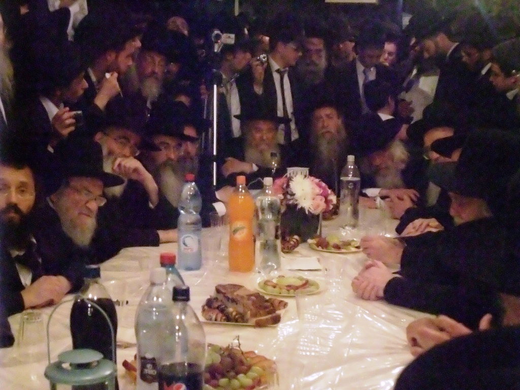 ראשי ישיבות בסוכת הרב שמואל אויערבך ●  תיעוד