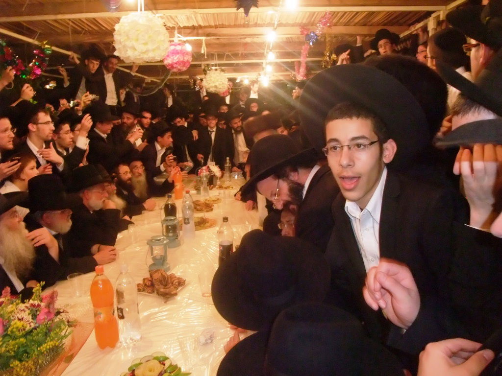 ראשי ישיבות בסוכת הרב שמואל אויערבך ●  תיעוד