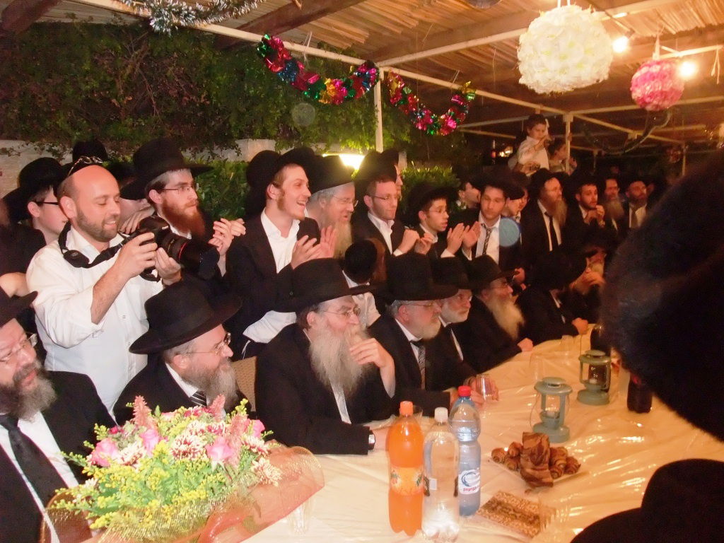 ראשי ישיבות בסוכת הרב שמואל אויערבך ●  תיעוד