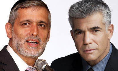 יאיר לפיד ואלי ישי