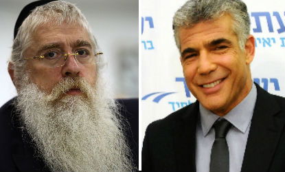 יאיר לפיד ומאיר פרוש