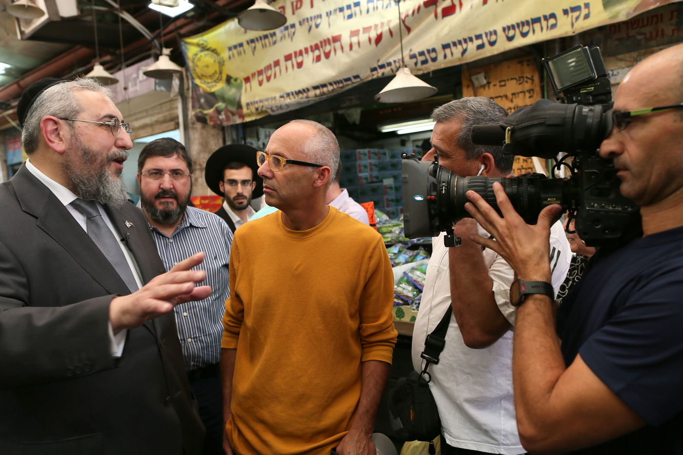 הפוליטיקאי הראשון בשוק מחנה יהודה: חיים אמסלם