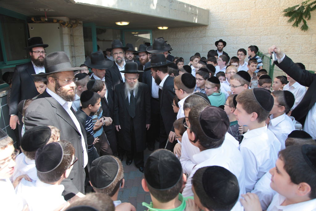 רבי גרשון אדלשטיין בביקור מיוחד באלעד ● תיעוד