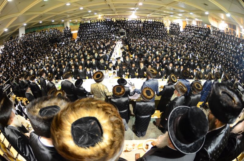 שמחה בצאנז: בר מצווה לתאומים