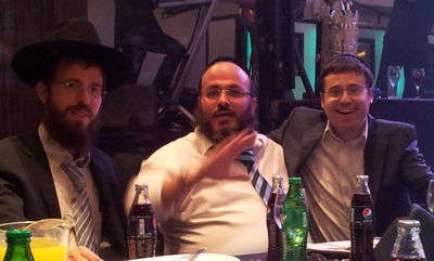 עמי מימון, אבי רוזן ואריאל ברמן חוגגים