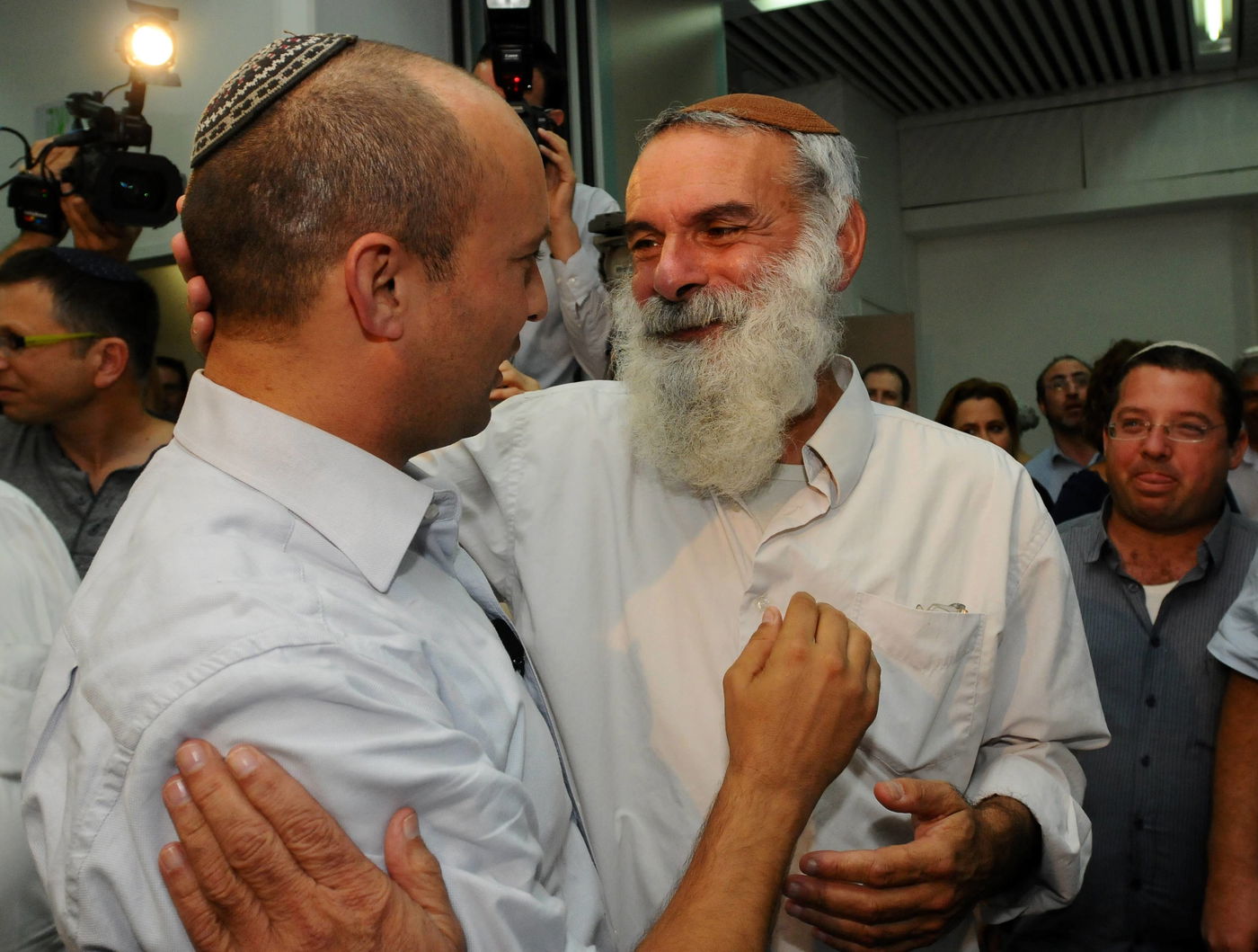 נפתלי בנט עם אביחי רונצקי