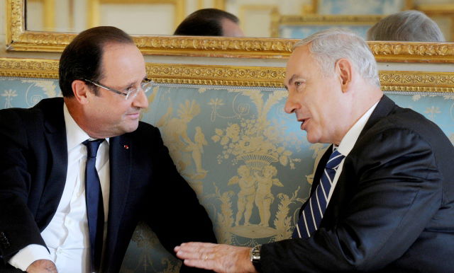 נתניהו והולנד