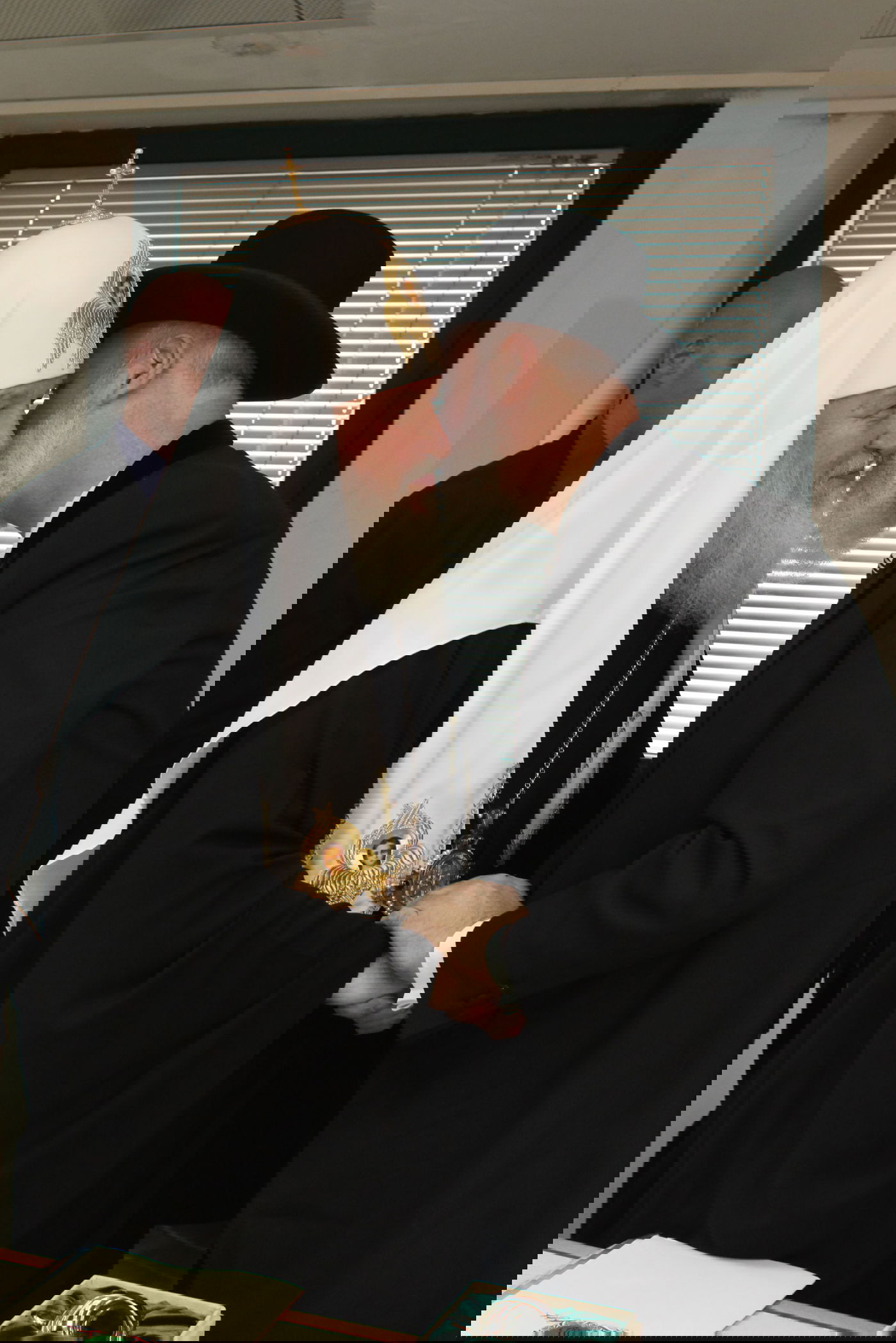 צפו: הרב מצגר נפגש עם הפטריארך של מוסקבה