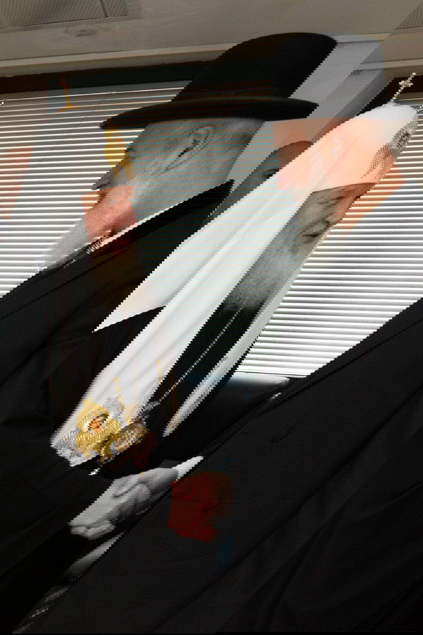 צפו: הרב מצגר נפגש עם הפטריארך של מוסקבה