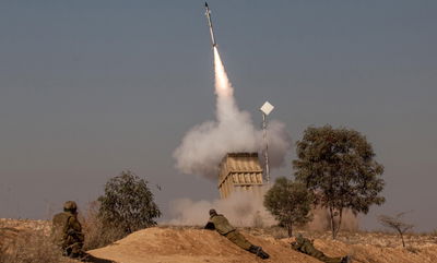 מערכת כיפת ברזל בפעולה