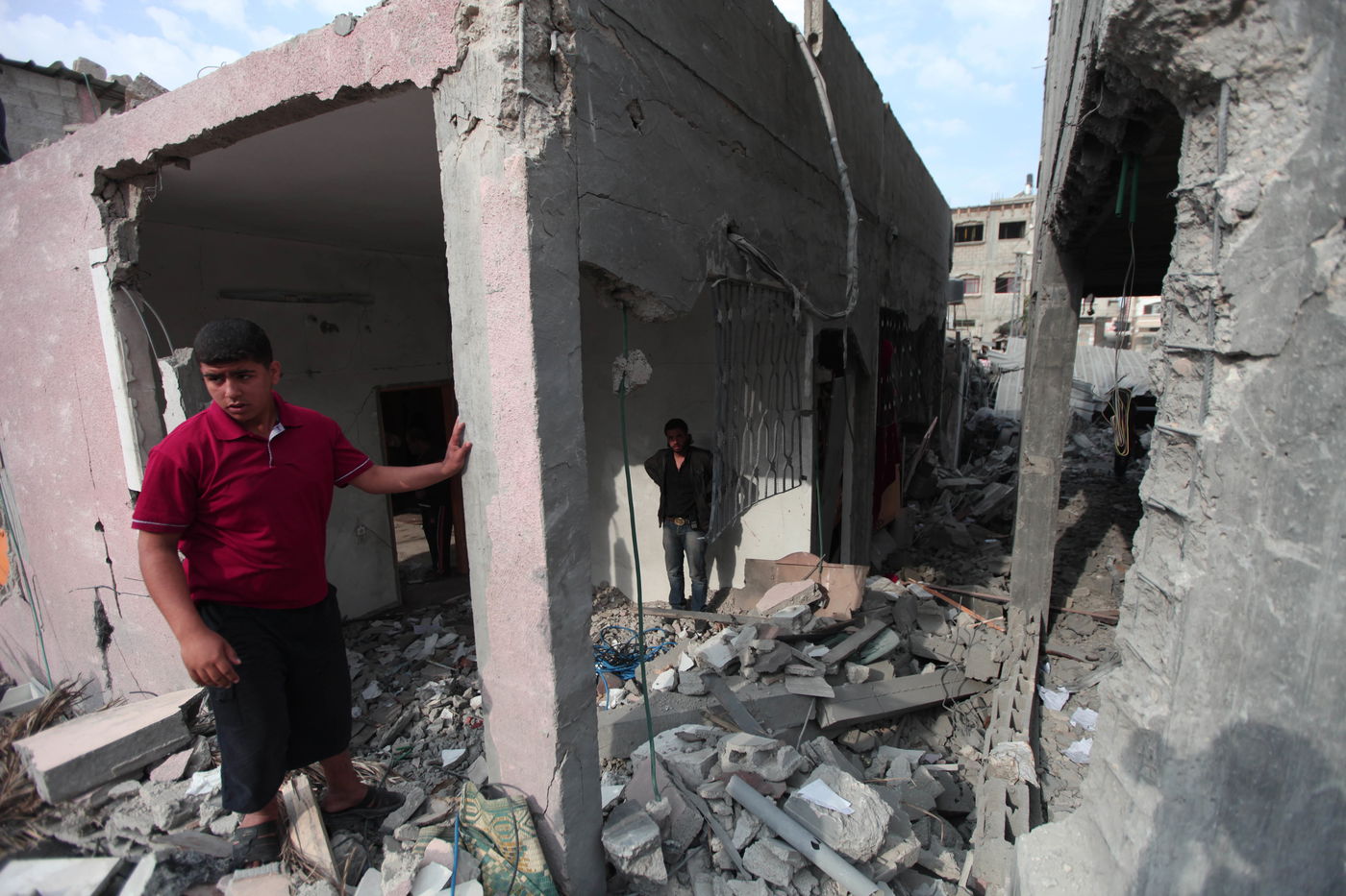 עזה הופכת לעיי חורבות • גלריה