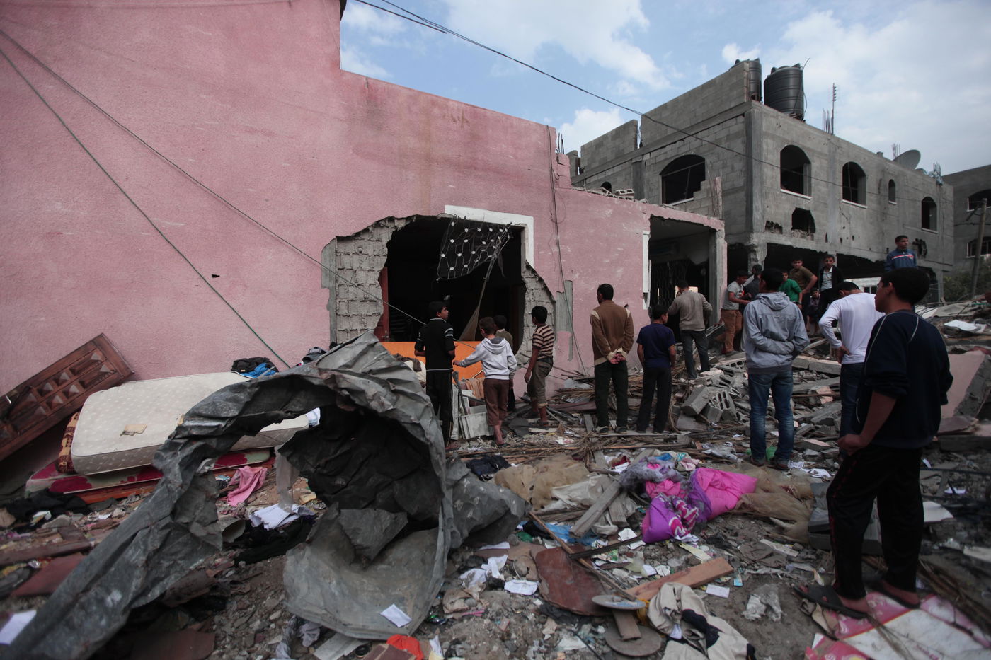 עזה הופכת לעיי חורבות • גלריה