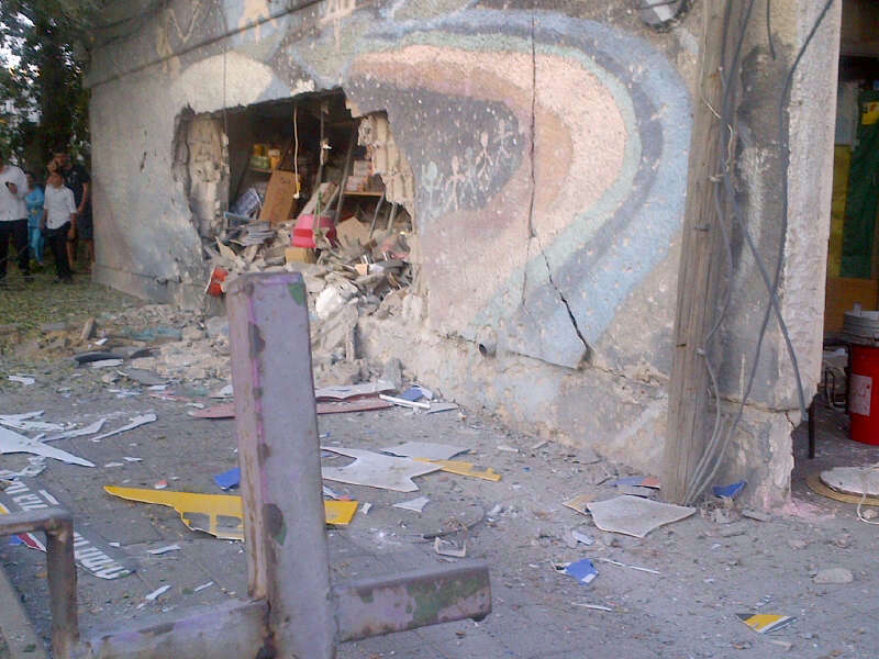 אשדוד: פגיעה ישירה בקיוסק • בצהריים: שתי רקטות שוגרו לעבר ירושלים