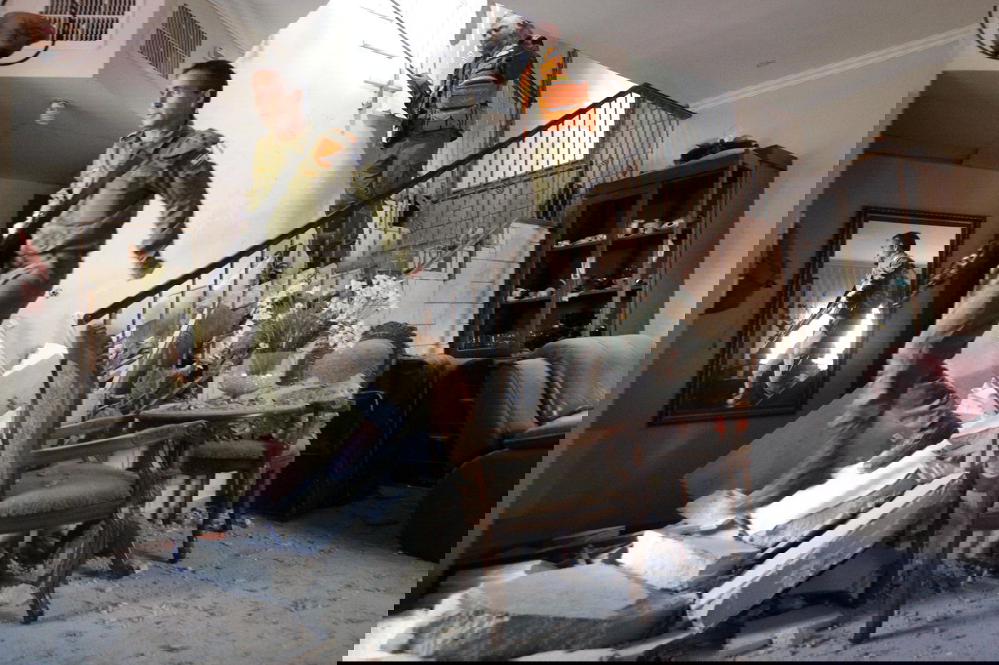 פגיעה ישירה בבית בבאר שבע, הבוקר