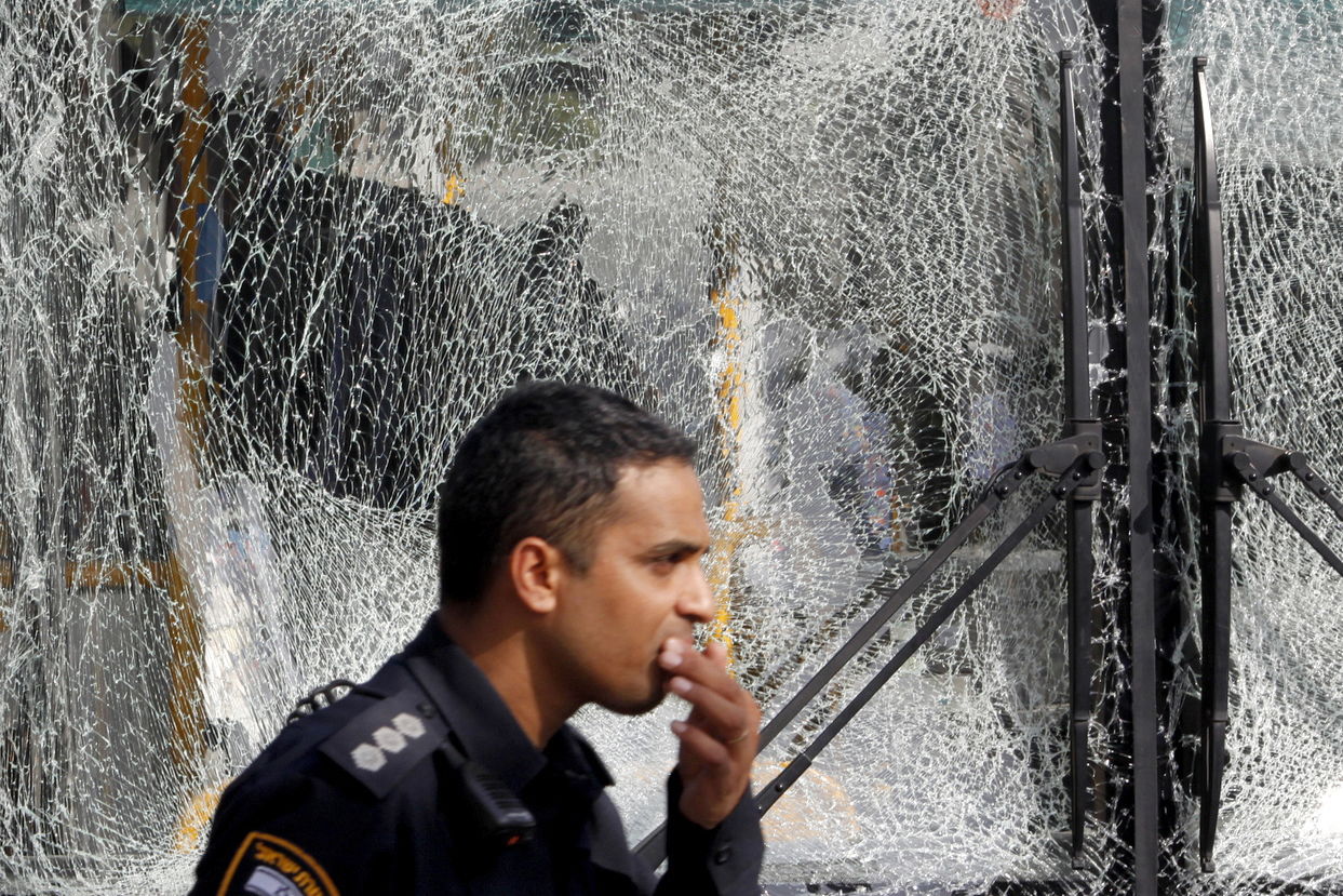 תיעוד: זירת הפיגוע בתל אביב