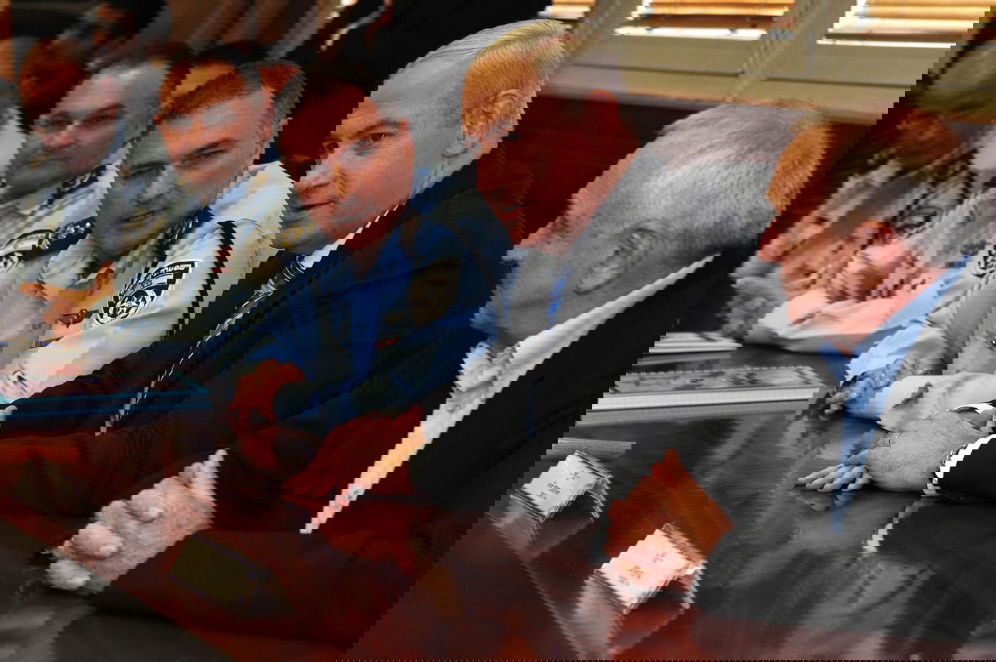 נתניהו במטה הארצי.