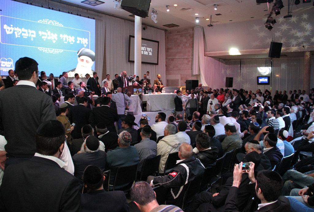 כנס בחירות ראשון בש"ס: תומך דרעי נזרק מהאולם