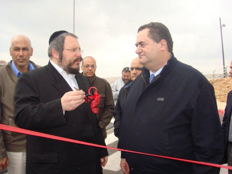 ביתר עילית: ראש העיר ושר התחבורה חנכו כביש הטבעת