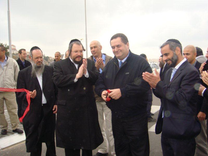 שר התחבורה חונך את כביש הטבעת
