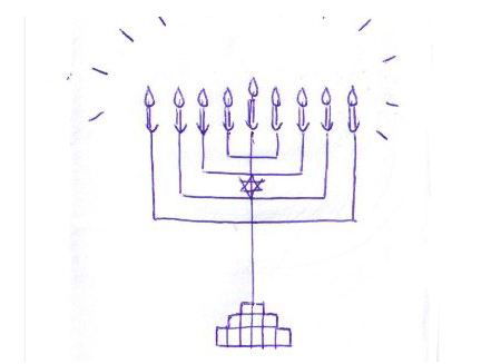 חנוכייה סימטרית מאוד